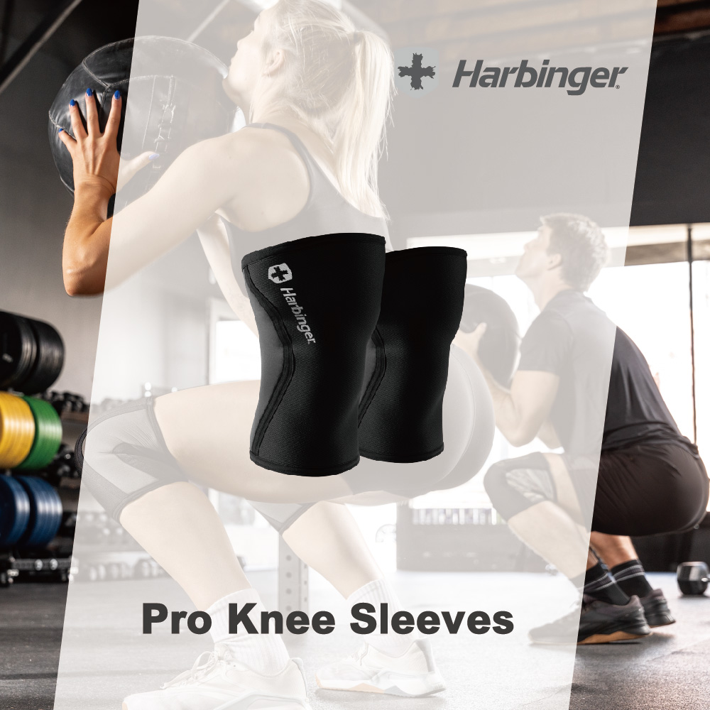【Harbinger】Pro Knee Sleeves 7mm 專業重訓/健身護膝（總代理公司貨）